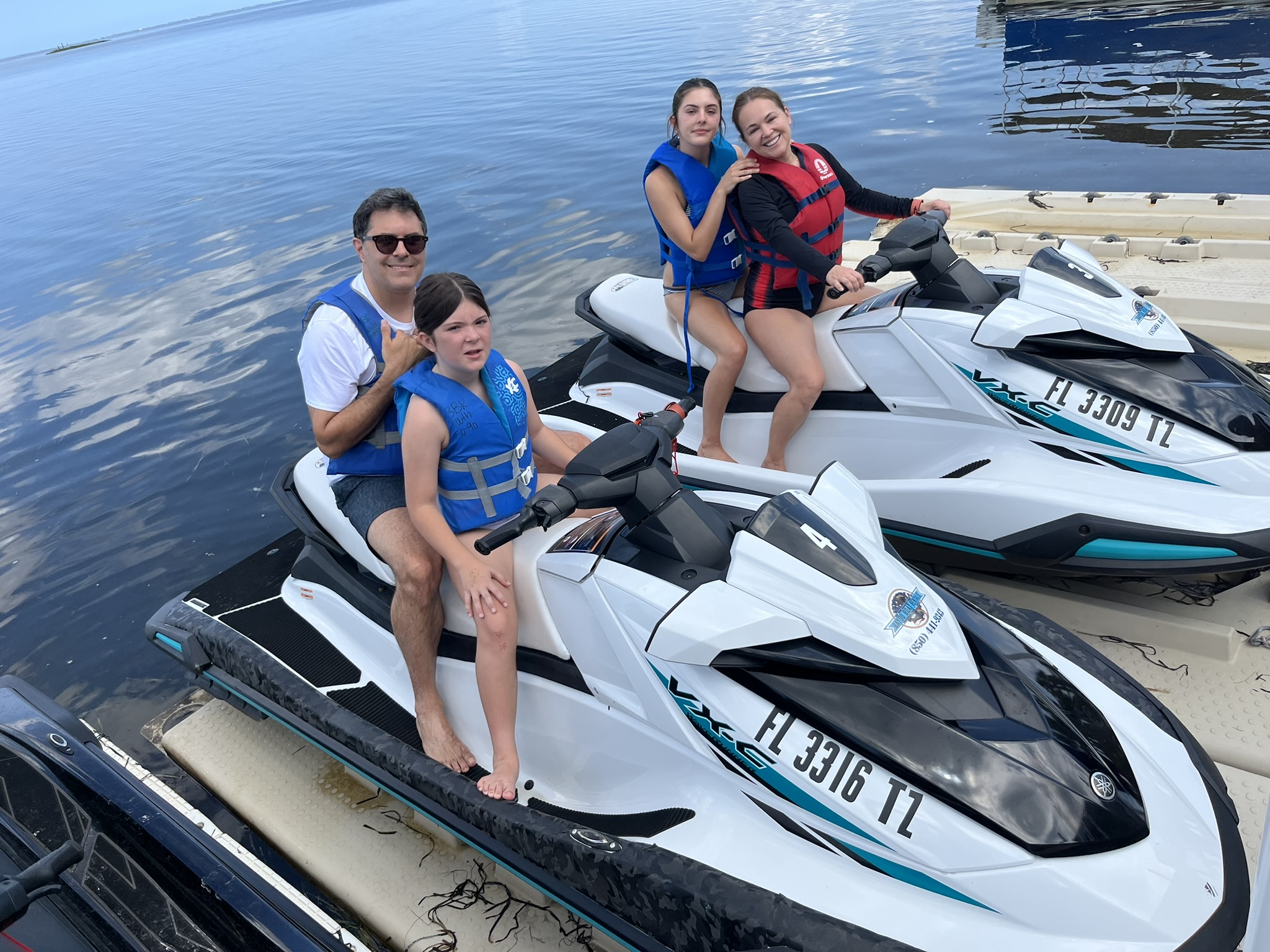 jet skiing